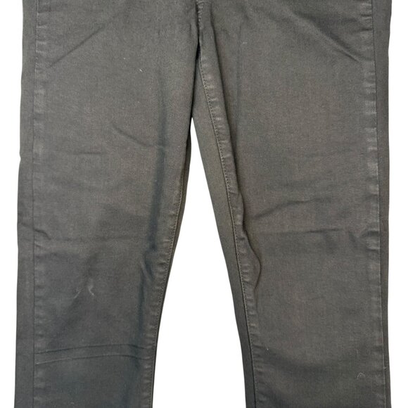 Paige Verdugo Crop Black Skinny Jeans Pants Low Rise Goth Punk Emo Metal Size 27 - Picture 3 of 7